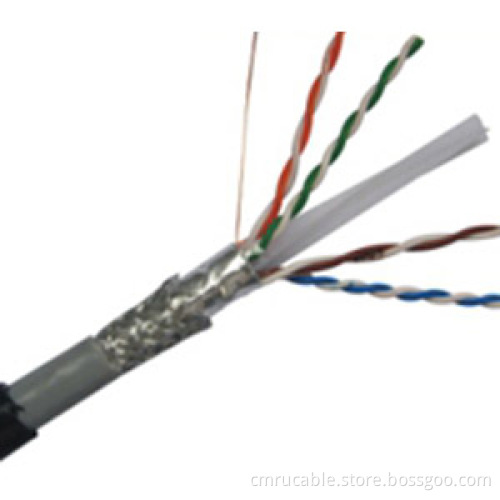 Cat.6 4prs double shielded outdoor water - proof cable